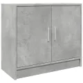 Armoire d'évier gris béton 63x29x55 cm bois d'ingénierie