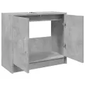 Armoire d'évier gris béton 63x29x55 cm bois d'ingénierie