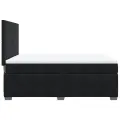 cadre de lit avec matelas Noir 140x190 cm Velours