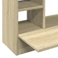 Bureau mural chêne sonoma 105x48x75 cm bois d'ingénierie