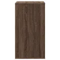 Commode d'angle chêne marron 60x41x76 cm bois d'ingénierie