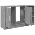 Armoire d'évier sonoma gris 90x29x55 cm bois d'ingénierie