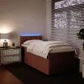 cadre de lit avec matelas Rose 90x200 cm Velours