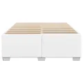 Cadre de lit sans matelas blanc 140x200 cm similicuir