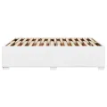 Cadre de lit sans matelas blanc 140x200 cm similicuir