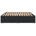 Cadre de lit sans matelas noir 180x200 cm similicuir
