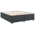 cadre de lit avec matelas Noir 180x200 cm Similicuir