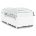Cadre de lit sans matelas blanc 90x190 cm similicuir