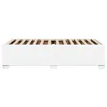 Cadre de lit sans matelas blanc 90x190 cm similicuir