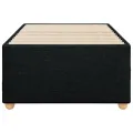 Cadre de lit sans matelas noir 90x200 cm tissu
