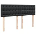 cadre de lit avec matelas Noir 140x200 cm Similicuir