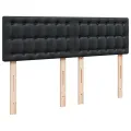 cadre de lit avec matelas Noir 140x200 cm Similicuir