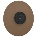 Horloge murale jaune et noir Ø30 cm bois d'ingénierie