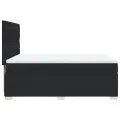 cadre de lit avec matelas Noir 140x190 cm Similicuir