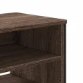 Meuble TV chêne marron 122x34x41 cm bois d'ingénierie