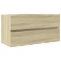 Armoire d'évier Chêne sonoma 90x38,5x45 cm Aggloméré
