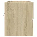 Armoire d'évier Chêne sonoma 90x38,5x45 cm Aggloméré