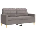 Ensemble de canapés 4 pcs repose-pied et coussins décoratifs