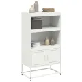 Meuble TV jaune moutarde 100,5x39x60,5 cm acier