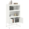Meuble TV jaune moutarde 100,5x39x60,5 cm acier