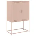 Meuble TV blanc 100,5x39x60,5 cm acier