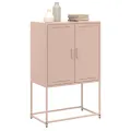 Meuble TV blanc 100,5x39x60,5 cm acier