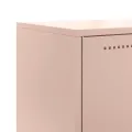 Meuble TV blanc 100,5x39x60,5 cm acier