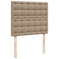 cadre de lit matelas cappuccino 120x190cm similicuir