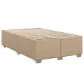 cadre de lit matelas cappuccino 120x190cm similicuir
