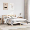 Cadre de lit sans matelas 120x200 cm bois de pin massif