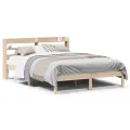 Cadre de lit sans matelas 120x200 cm bois de pin massif