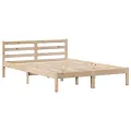 Cadre de lit avec tête de lit sans matelas 120x200 cm