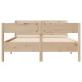Cadre de lit sans matelas 120x190 cm bois de pin massif
