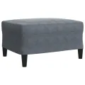 Ensemble de canapés 4 pcs avec coussins et traversins velours