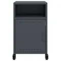 Tables de chevet 2 pcs anthracite 36x39x59 cm acier