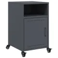 Tables de chevet 2 pcs anthracite 36x39x59 cm acier