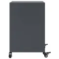 Tables de chevet 2 pcs anthracite 36x39x59 cm acier