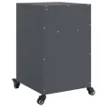 Tables de chevet 2 pcs anthracite 36x39x59 cm acier