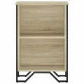 Bibliothèque chêne sonoma 50x31x74,5 cm bois d'ingénierie
