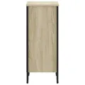 Bibliothèque chêne sonoma 50x31x74,5 cm bois d'ingénierie