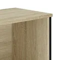 Bibliothèque chêne sonoma 50x31x74,5 cm bois d'ingénierie