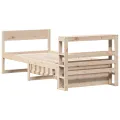 Cadre de lit sans matelas 90x190 cm bois de pin massif