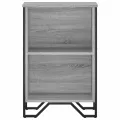 Bibliothèque sonoma gris 50x31x74,5 cm bois d'ingénierie
