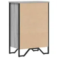 Bibliothèque sonoma gris 50x31x74,5 cm bois d'ingénierie