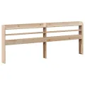 Tête de lit avec étagères 180 cm bois massif de pin