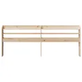 Tête de lit avec étagères 180 cm bois massif de pin