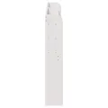 Tête de lit avec étagères blanc 120 cm bois massif de pin