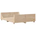 Cadre de lit sans matelas 120x190 cm bois de pin massif