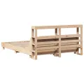 Cadre de lit sans matelas 120x200 cm bois de pin massif