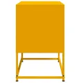 Meuble TV jaune moutarde 68,5x39x60,5 cm acier